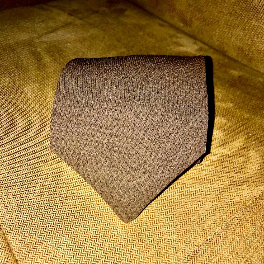Giorgio Armani Brown Wool Tie